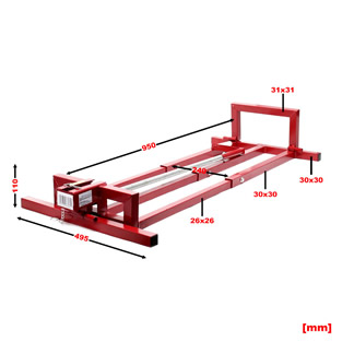 Zitmaaierlift rood | 400 kg