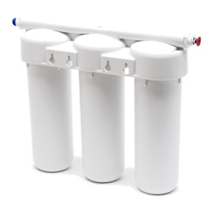 Waterfilter | 3-traps | Incl. kraan en filtercartridges