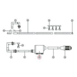 Pomp t.b.v. Aquariumfilter E-1000 (XL)