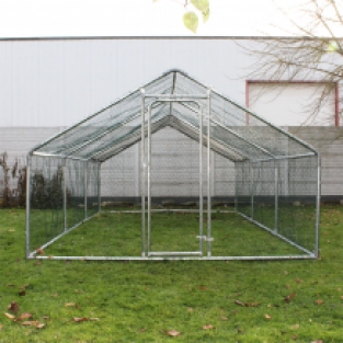 Kippenren | Gegalvaniseerd staal | 2 x 3 x 2 meter