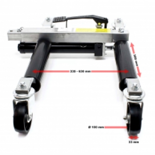 Hydraulische autoverplaatsers | 680 kg per stuk | Set van 4