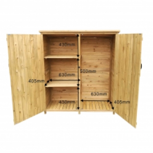 Houten tuinkast XXL | 135 x 50 x 152 cm