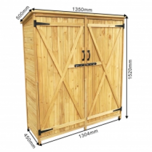 Houten tuinkast XXL | 135 x 50 x 152 cm
