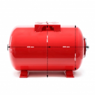 Expansievat/drukvat | Rood | 24 liter | Horizontaal