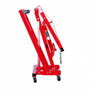 Werkplaatskraan | 1 Ton | Rood | Inklapbaar