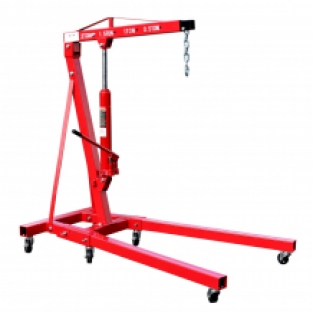 Werkplaatskraan | 2 Ton | Rood | Inklapbaar