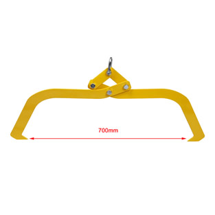 Boomstamgrijper | 70 cm | 500 kg | Geel