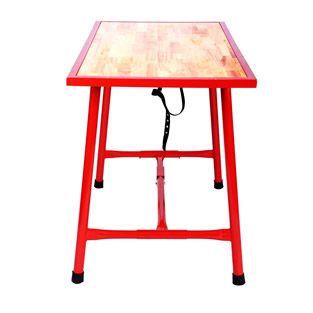 Werktafel | 120 x 62,5 x 83 cm | Inklapbaar | Rood