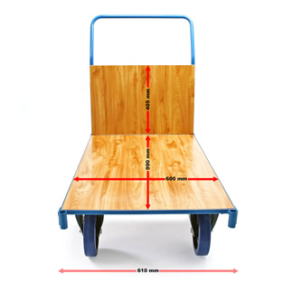 Plateauwagen | 100 x 60 cm | 600 kg