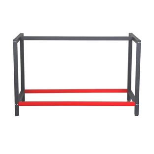 Werkbankonderstel | Antraciet / Rood | 125 x 57 x 81 cm