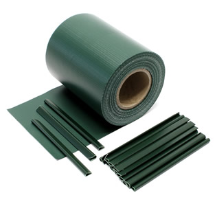 Vlechtband / Privacyfolie PVC | 450 g/m² | 35 meter | Groen