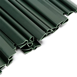 Vlechtband / Privacyfolie PVC | 450 g/m² | 35 meter | Groen