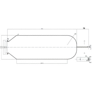 Vervangmembraan t.b.v. Expansievat 100 liter | EPDM