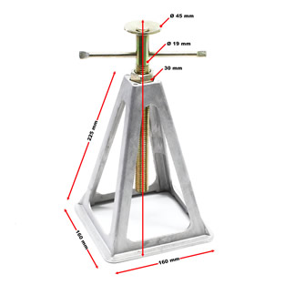 Steunblokken | Verstelbaar 28 - 43 cm | 900 kg per stuk | Set van 4