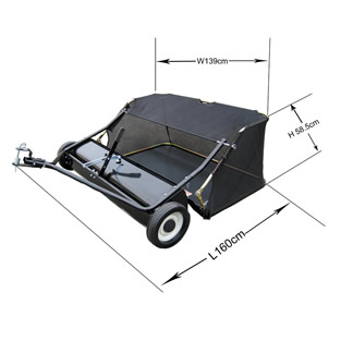 Bladveger t.b.v. zitmaaier | 120 cm