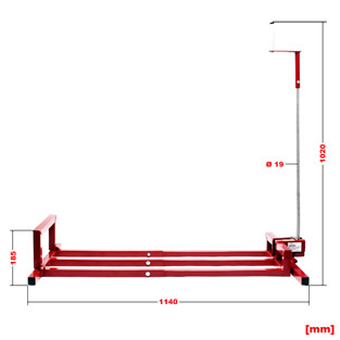 Zitmaaierlift rood | 250 kg