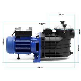 Zwembadpomp C-22.500 | Met voorfilter