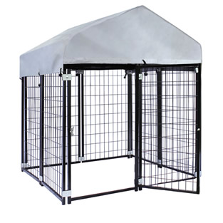 Hondenkennel | 1,2 x 1,2 meter | Met afdekzeil