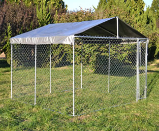 Hondenkennel | 3 x 3 meter | Met afdekzeil