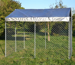 Hondenkennel | 3 x 3 meter | Met afdekzeil