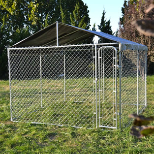 Hondenkennel | 3 x 3 meter | Met afdekzeil