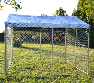 Hondenkennel | 3 x 3 meter | Met afdekzeil