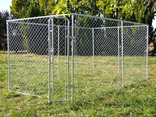 Hondenkennel | 4 x 2,3 meter | Met afdekzeil