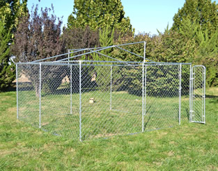 Hondenkennel | 4 x 4 meter | Met afdekzeil