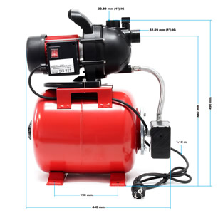 Hydrofoorpomp 3.500 liter per uur | Met drukvat