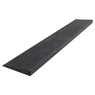 Drempelhulp zwart | Max. 300 kg | 90 x 20 x 3 cm