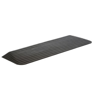 Drempelhulp zwart | Max. 2500 kg | 110 x 21 x 2,6 cm