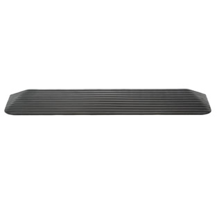 Drempelhulp zwart | Max. 2500 kg | 110 x 21 x 2,6 cm