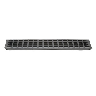Drempelhulp zwart | Max. 2500 kg | 110 x 21 x 2,6 cm