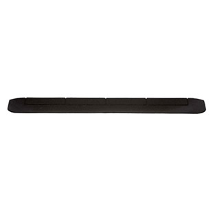 Drempelhulp zwart | Max. 2500 kg | 90 x 12 x 1,5 cm