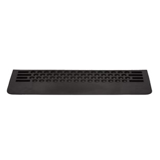 Drempelhulp zwart | Max. 2500 kg | 90 x 28 x 3,5 cm