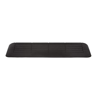 Drempelhulp zwart | Max. 2500 kg | 90 x 28 x 3,5 cm