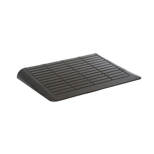 Drempelhulp zwart | Max. 2500 kg | 90 x 52 x 6,5 cm