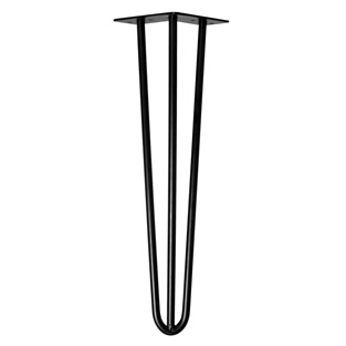 Poten voor tafel, stoel of bank | Set van 4 | Zwart | 30 cm