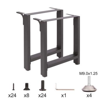 Onderstel voor tafel | Set van 2 | Zwart | 90 x 72 cm