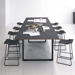 Onderstel voor tafel | Set van 2 | Zwart | 100 x 72 cm