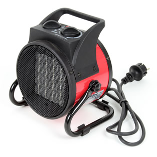 Keramische ventilatorkachel | 2000 watt | Rood