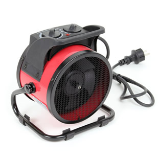 Keramische ventilatorkachel | 2000 watt | Rood
