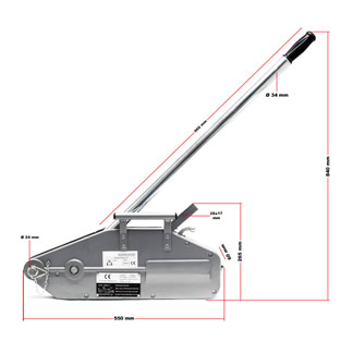 Handtakel | Met 20 meter kabel | 1600 kg