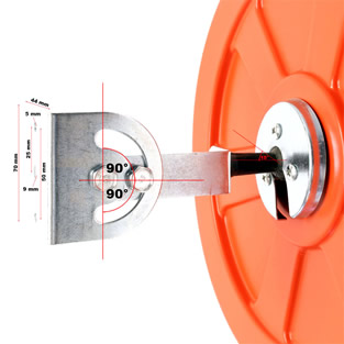 Verkeersspiegel voor binnen | Onbreekbaar | 30 cm