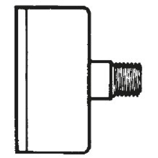 Manometer RVS | Achteraansluiting | Glycerine gevuld | 0 - 10 bar