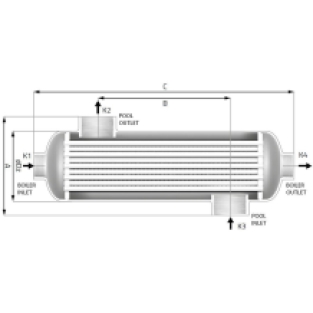 Warmtewisselaar Titanium | 60 kW