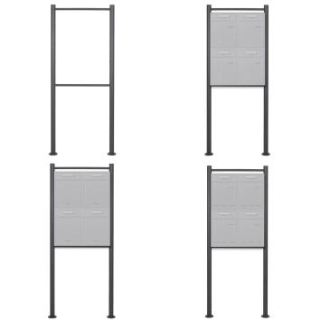 Brievenbusstatief | 4-voudig | Antraciet