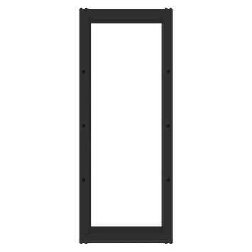Brandhoutrek | Staal | Zwart | 100 x 25 x 40 cm