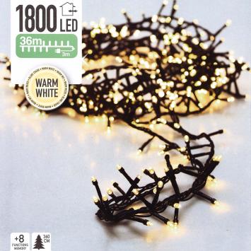Kerstverlichting | 1.800 LED's | Warm wit | 36 meter
