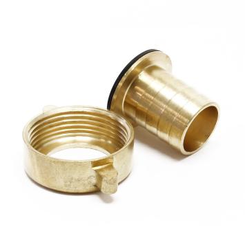 Slangtule messing | Moer met 1¼